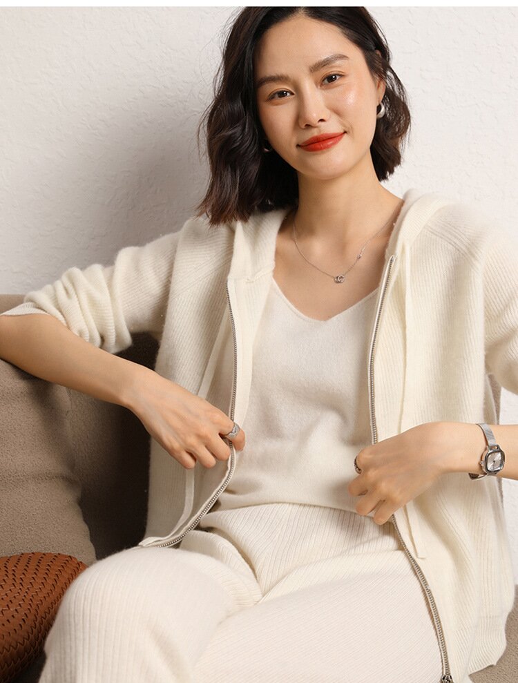 6(ROKU)＞CASHMERE HOODIE/ニット 6(ROKU)＞CASHMERE HOODIE/ニット