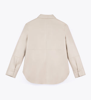 leez leather shirt