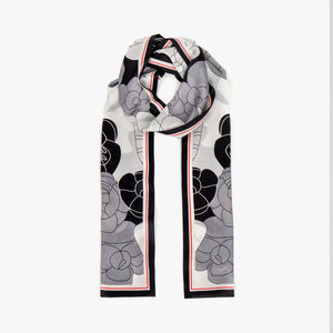 leez skinny silk scarf