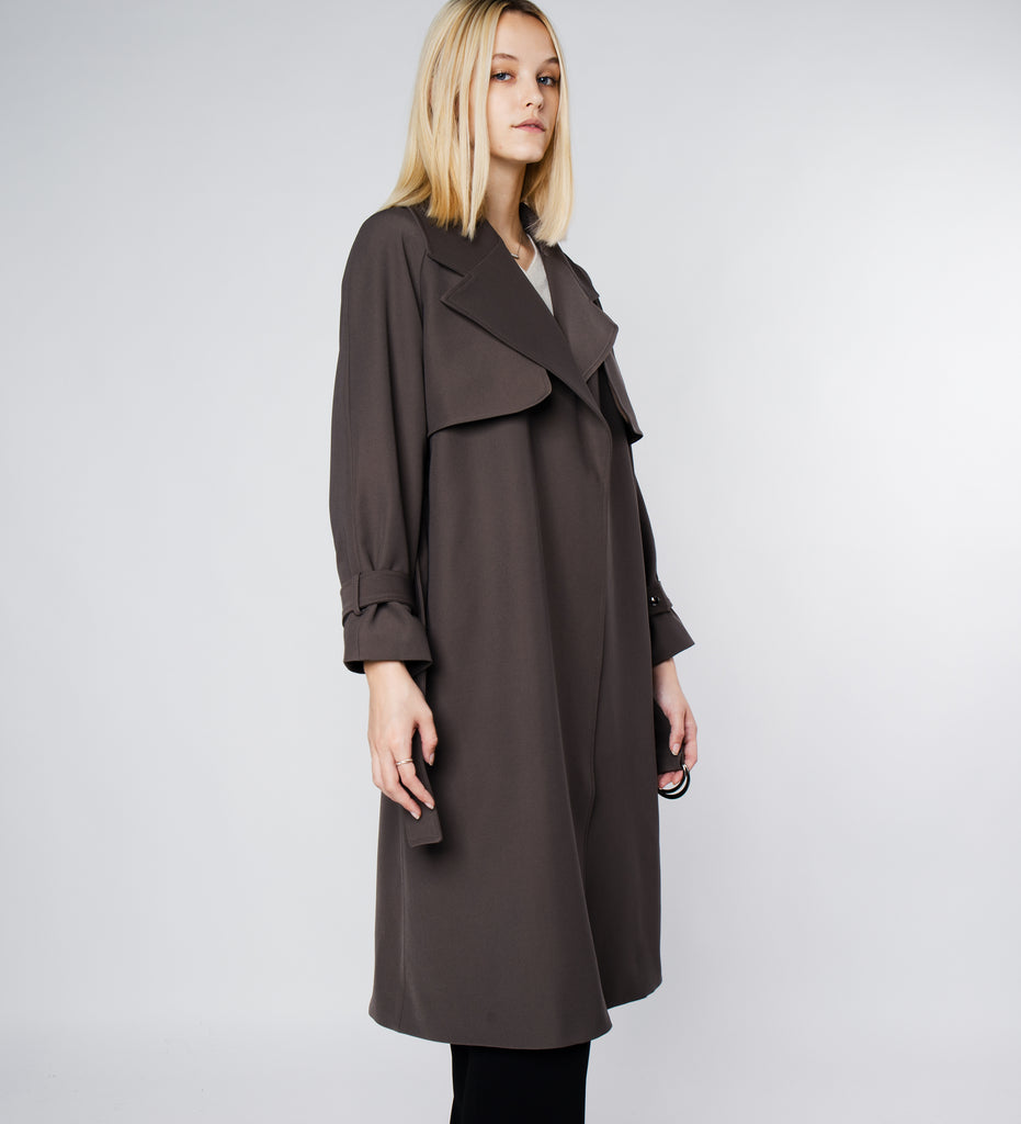 Trench coat sleeve length hotsell