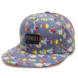Pamoa, Pamoa Pmcf620 Fish Pattern Denim Snapback, Accessories