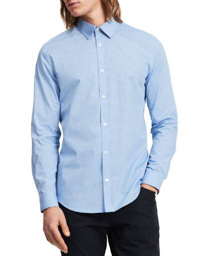 Calvin Klein, Calvin Klein L/S Yd Stripe Polin Shirt Monaco Blue,