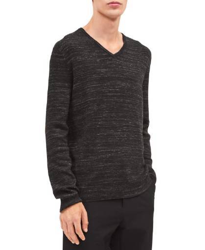 CALVIN KLEIN, Calvin Klein Cotton Modal Full Ne Charcoal Space,