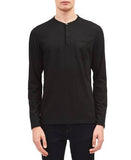Calvin Klein, Calvin Klein Classic Fit Solid Pocket Henley Black Combo,