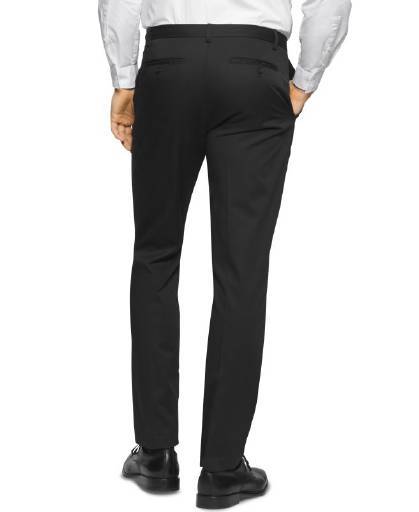 Calvin Klein, Calvin Klein Men's Slim Fit Refined Twill Pant Black,