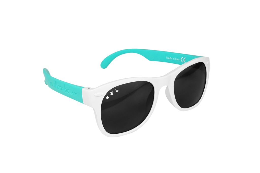 ROSHAMBO 90210 MINT & WHITE JUNIOR SHADES