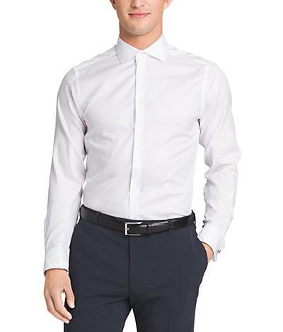 Calvin Klein, Calvin Klein Steel Slim Fit Non Iron Twill French Cuff, MEN'S LS SHIRT