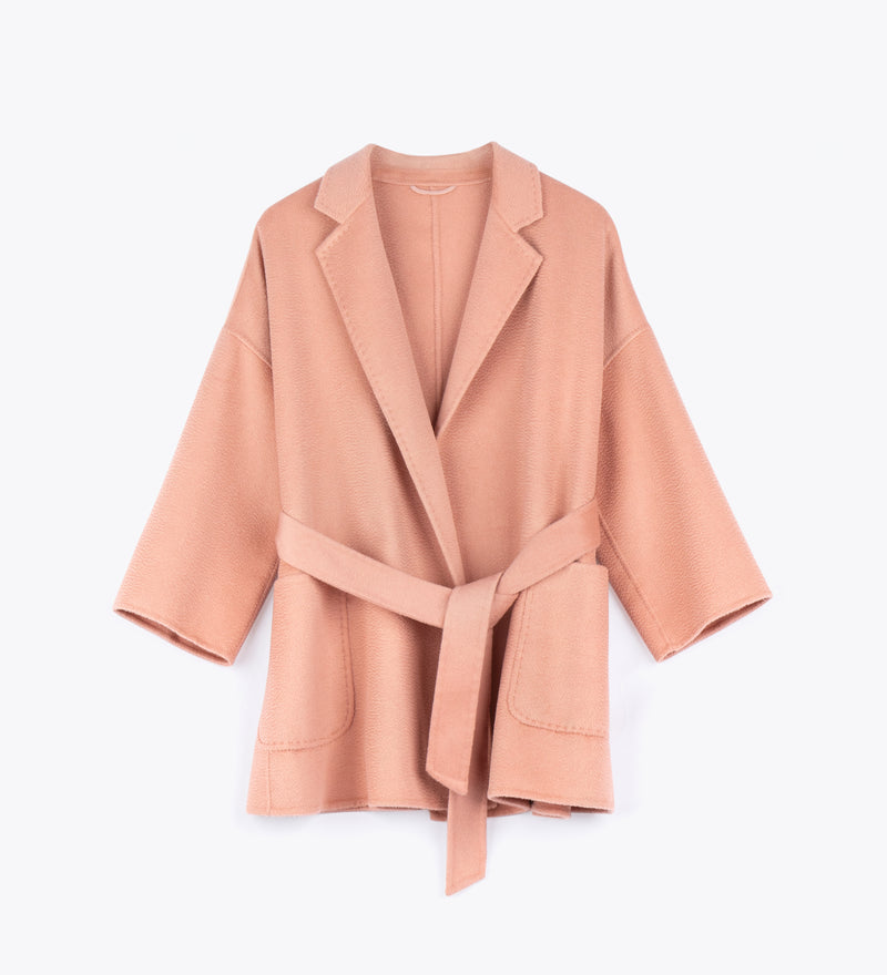 pink coat