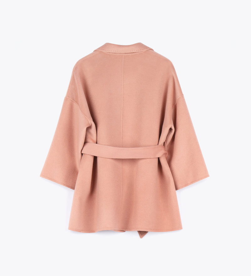 pink coat