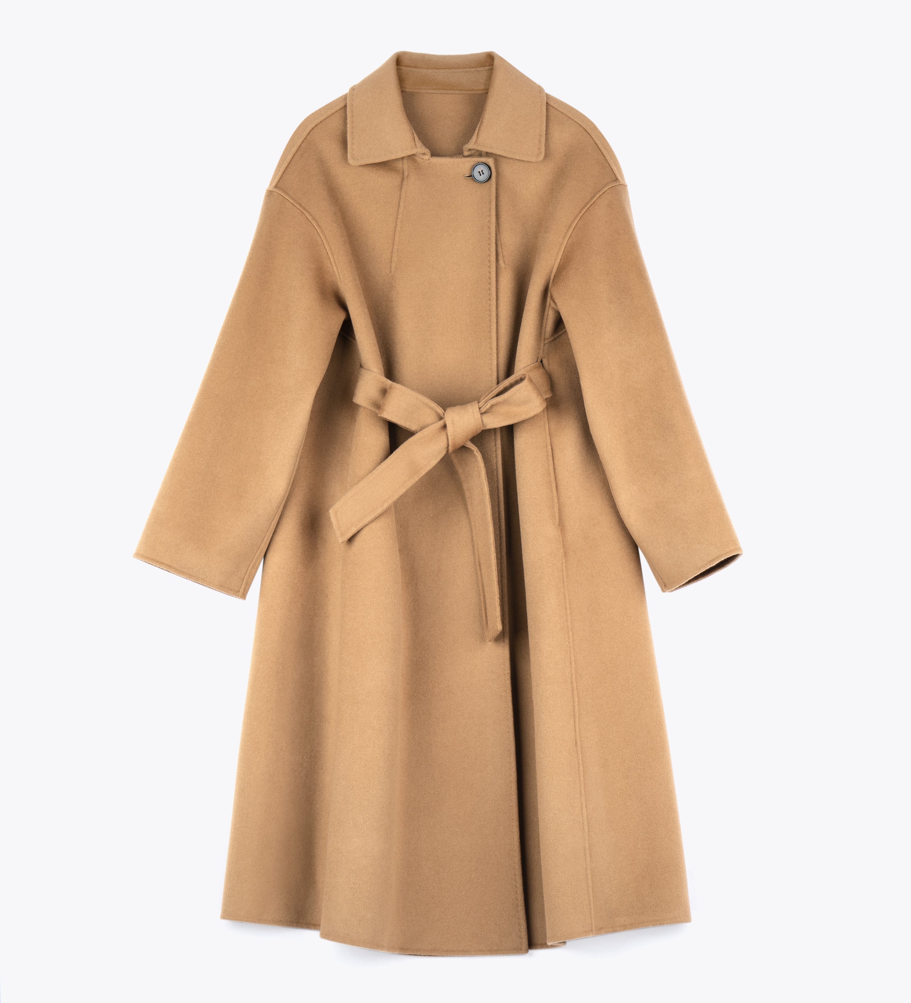 ジャケット・アウター 8on8 22aw camel tweed wool coat Gold Camel O-neck Tweed Short Coat Women | Long Sleeve