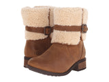 UGG Women Blayre II Shearling Genuine Cuff Suede Boots 1008220 - Chestnut