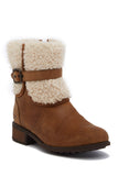 UGG Women Blayre II Shearling Genuine Cuff Suede Boots 1008220 - Chestnut