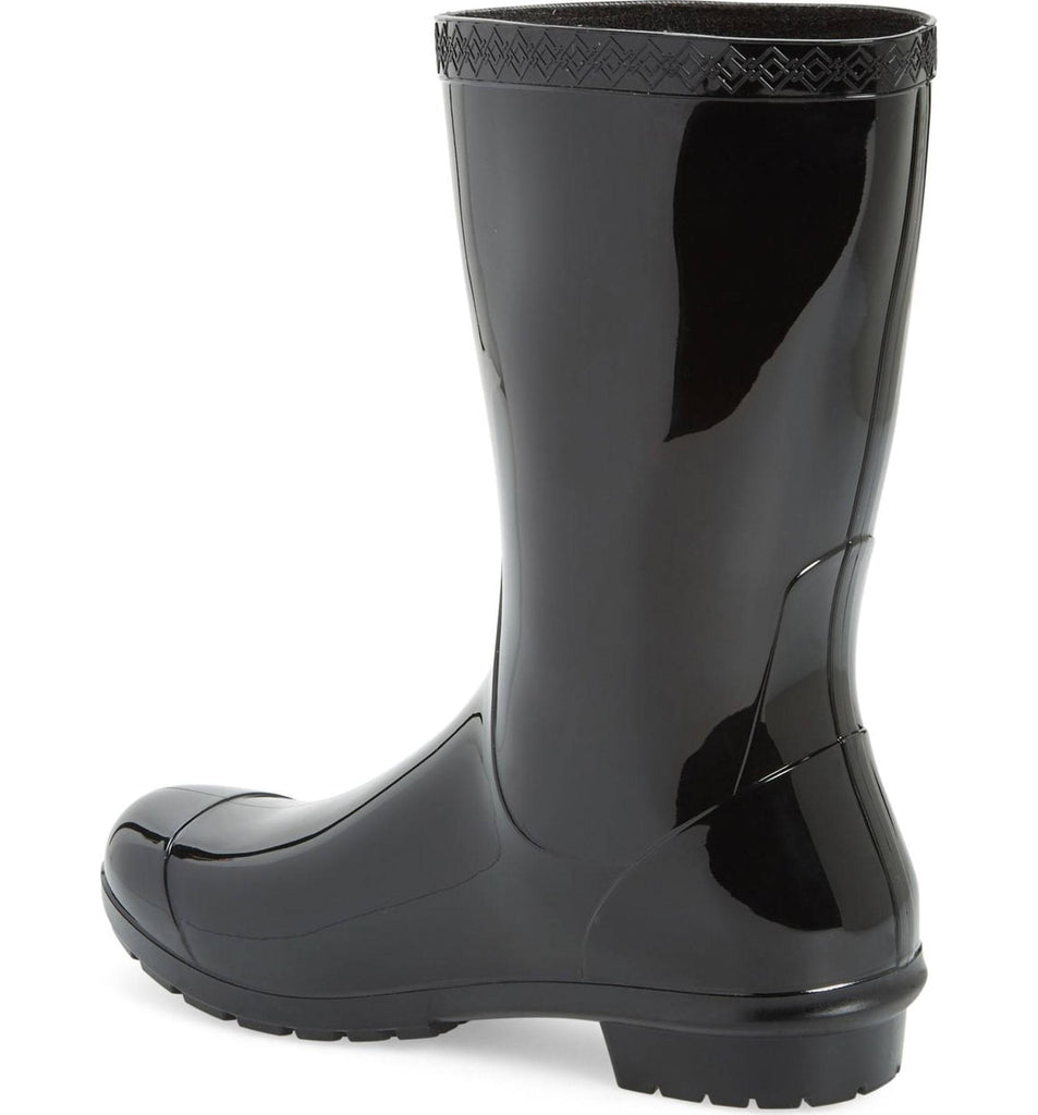 Women's UGG Sienna Mid Calf Rain Boots 1014452 - Black
